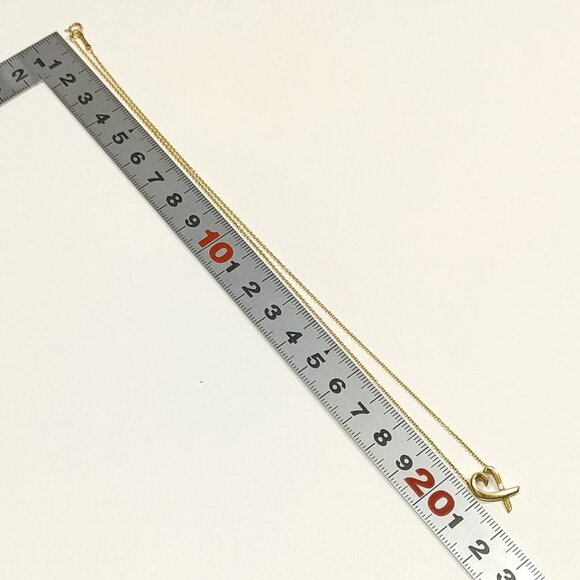 Tiffany and Co. Necklace Loving Heart Picasso Gold 367-050725 - Picture 6 of 9